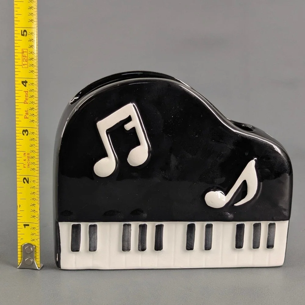 Vintage Takahashi San Francisco Ceramic Piano Music Note Holder Made in Japan